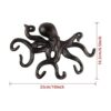 MDLUU Gancho de pulpo gancho de pared náutico gancho