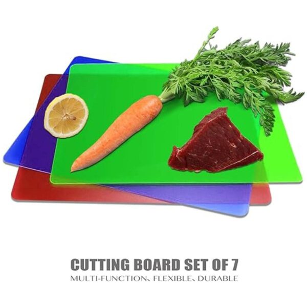 Fotouzy Tablas de cortar de plástico para cocina juego de_6