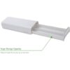 Mind Reader TRY03WHT Soporte para almacenamiento de