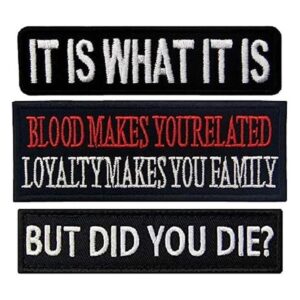 PatchClub 3 unidades Es lo que es sangre te hace_1