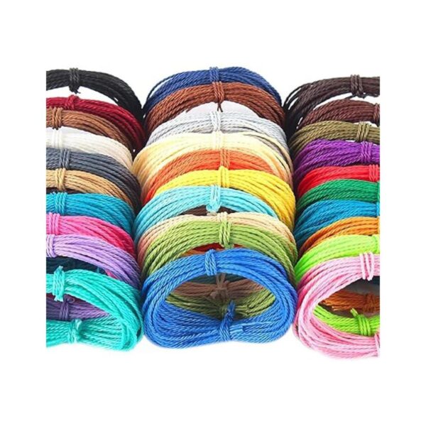 Hilo encerado de 30 colores 0.039 in 328 yardas cuerda