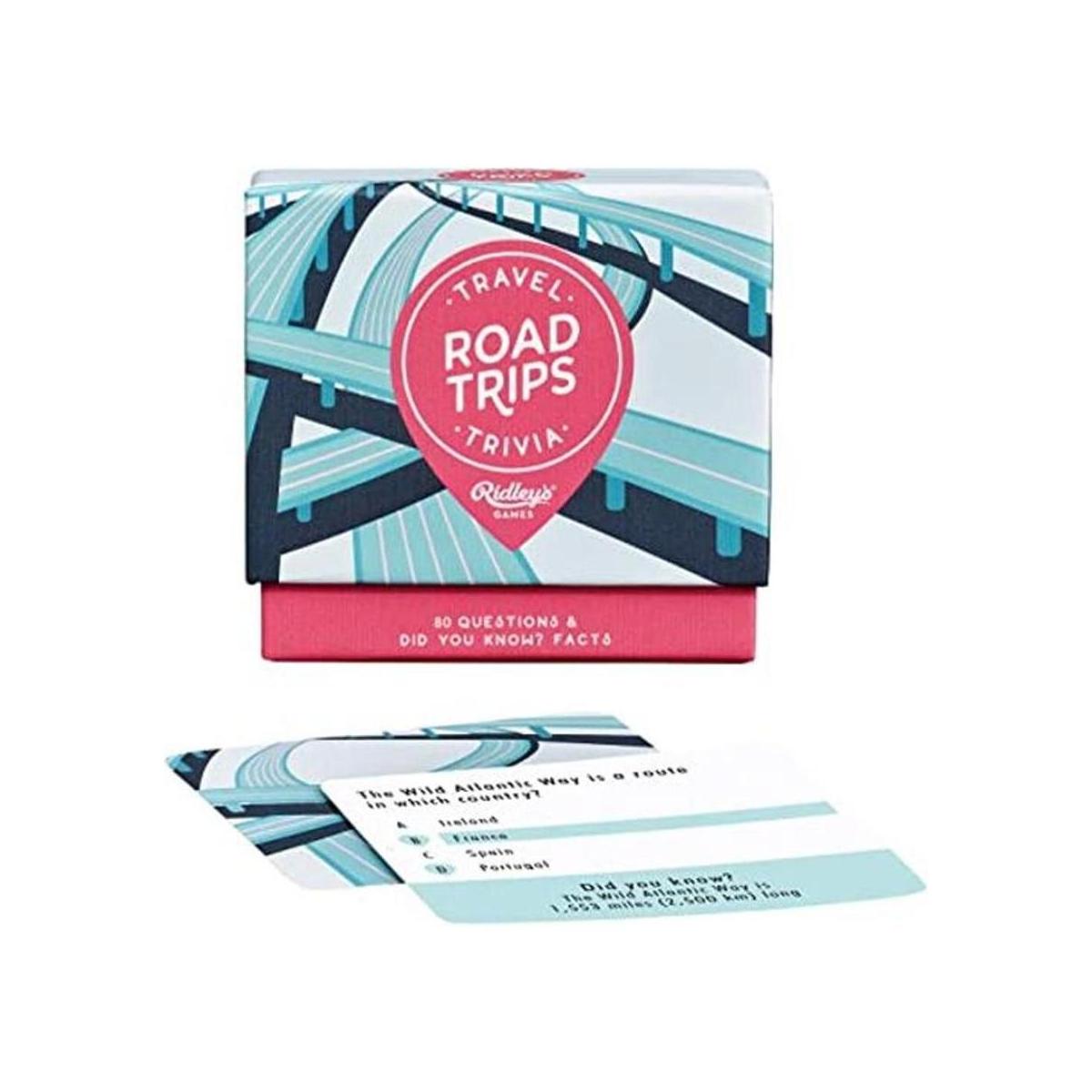 Road Trips Travel Trivia Juego de cartas Juego de trivia