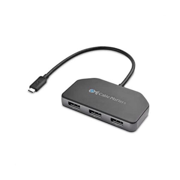 Cable Matters Hub USB C con 3 x DisplayPort y 100 W de_1