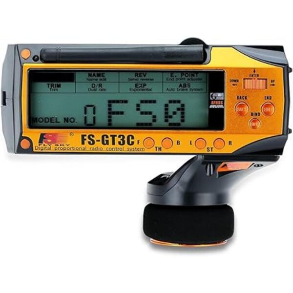 GoolRC Flysky FSGT3C Transmisor RC 2.4 GHz 3CH LCD Mando a_4