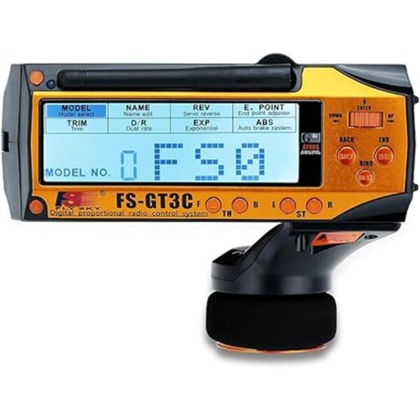 GoolRC Flysky FSGT3C Transmisor RC 2.4 GHz 3CH LCD Mando a_5