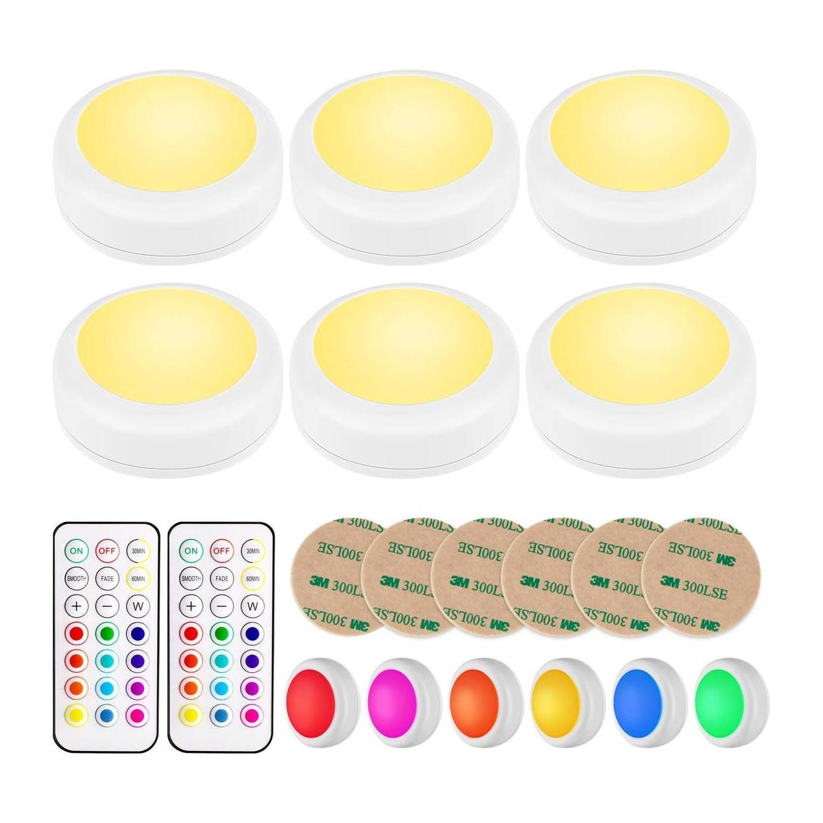 BLS Luces LED de disco con control remoto iluminación