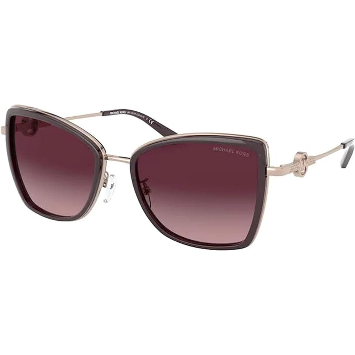 Gafas de sol con montura de oro rosa lentes