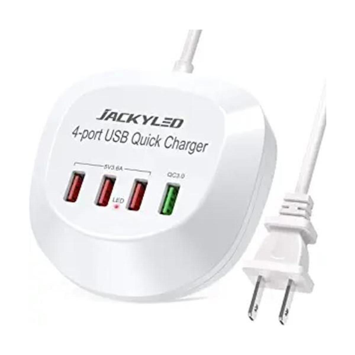 Estación de carga USB con carga rápida 3.0 JACKYLED 4 Hub