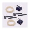 Beewin Paquete de 2 luces solares de hadas de 33 pies 100
