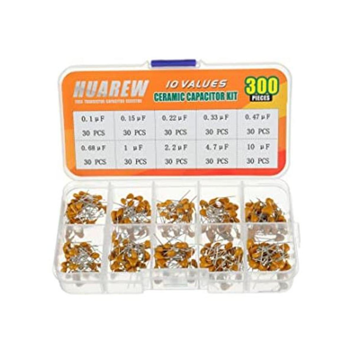 HUAREW 10 valores 300 unidades condensador cerámico 01