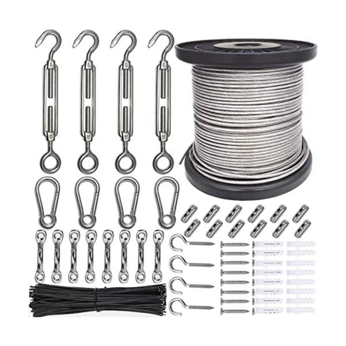 Kit de cadena de luces para colgar cable guía para luces