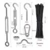 Kit de cadena de luces para colgar cable guía para luces_3