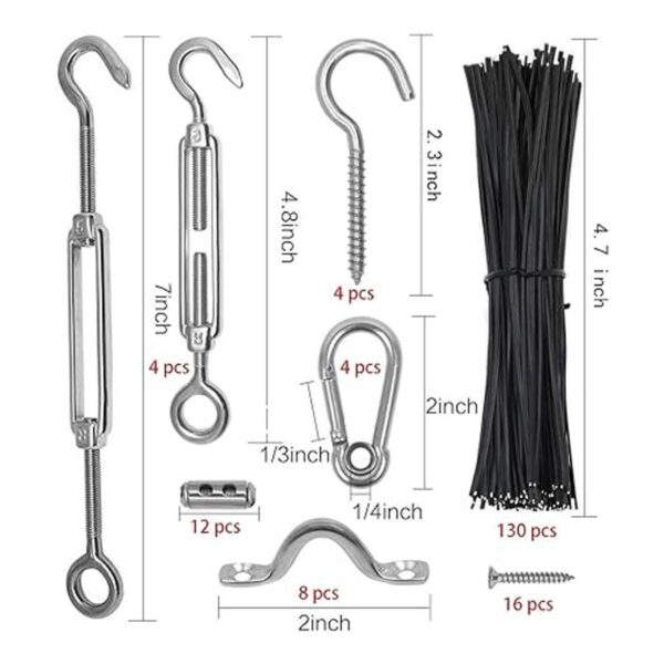 Kit de cadena de luces para colgar cable guía para luces_3
