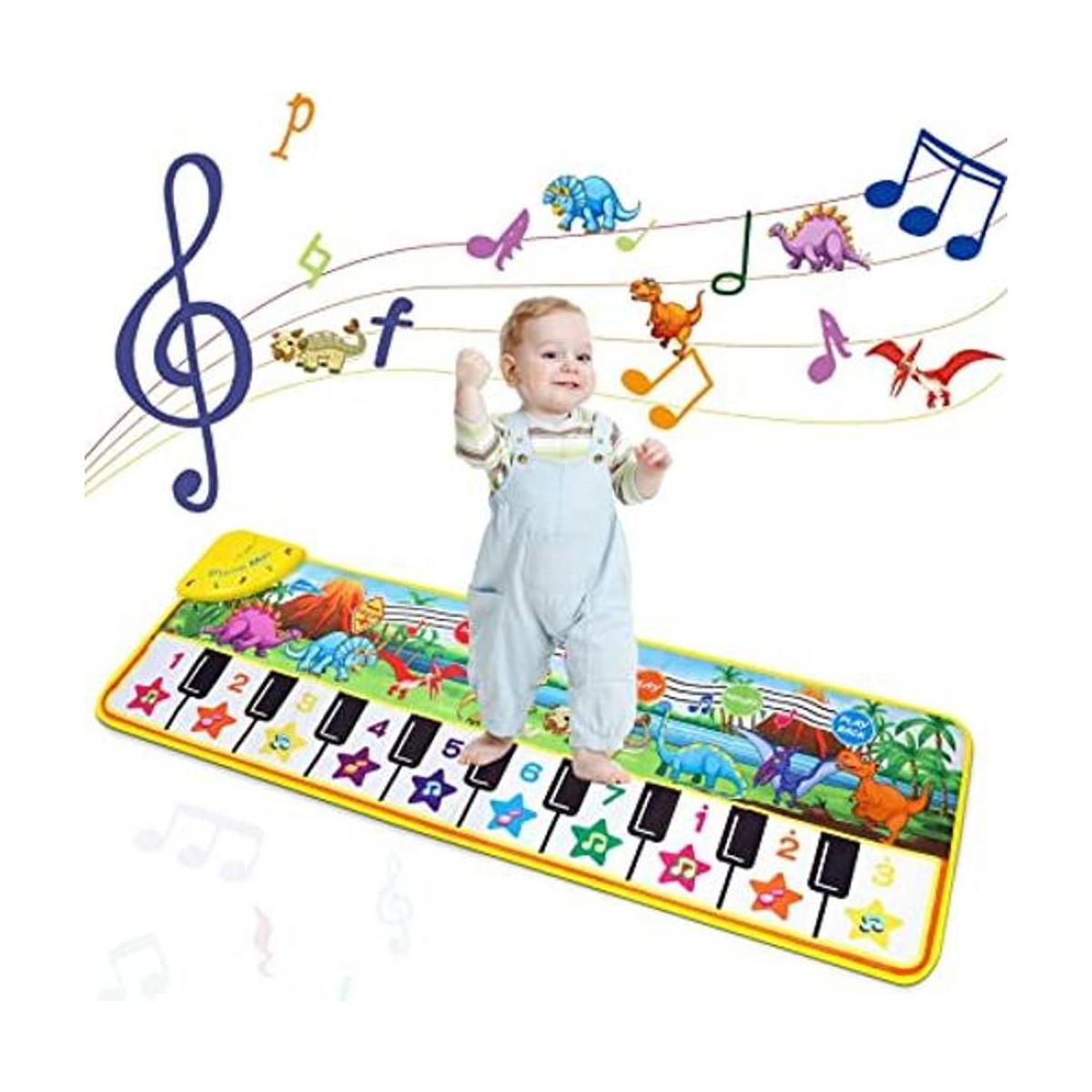 M SANMERSEN Tapete de piano para niños 43 x 14 pulgadas