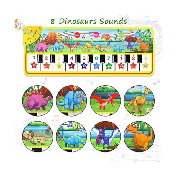 M SANMERSEN Tapete de piano para niños 43 x 14 pulgadas_2