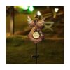 HDNICEZM Luces solares de estaca de jardín Luz LED solar