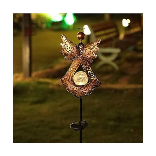 HDNICEZM Luces solares de estaca de jardín Luz LED solar