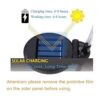 HDNICEZM Luces solares de estaca de jardín Luz LED solar