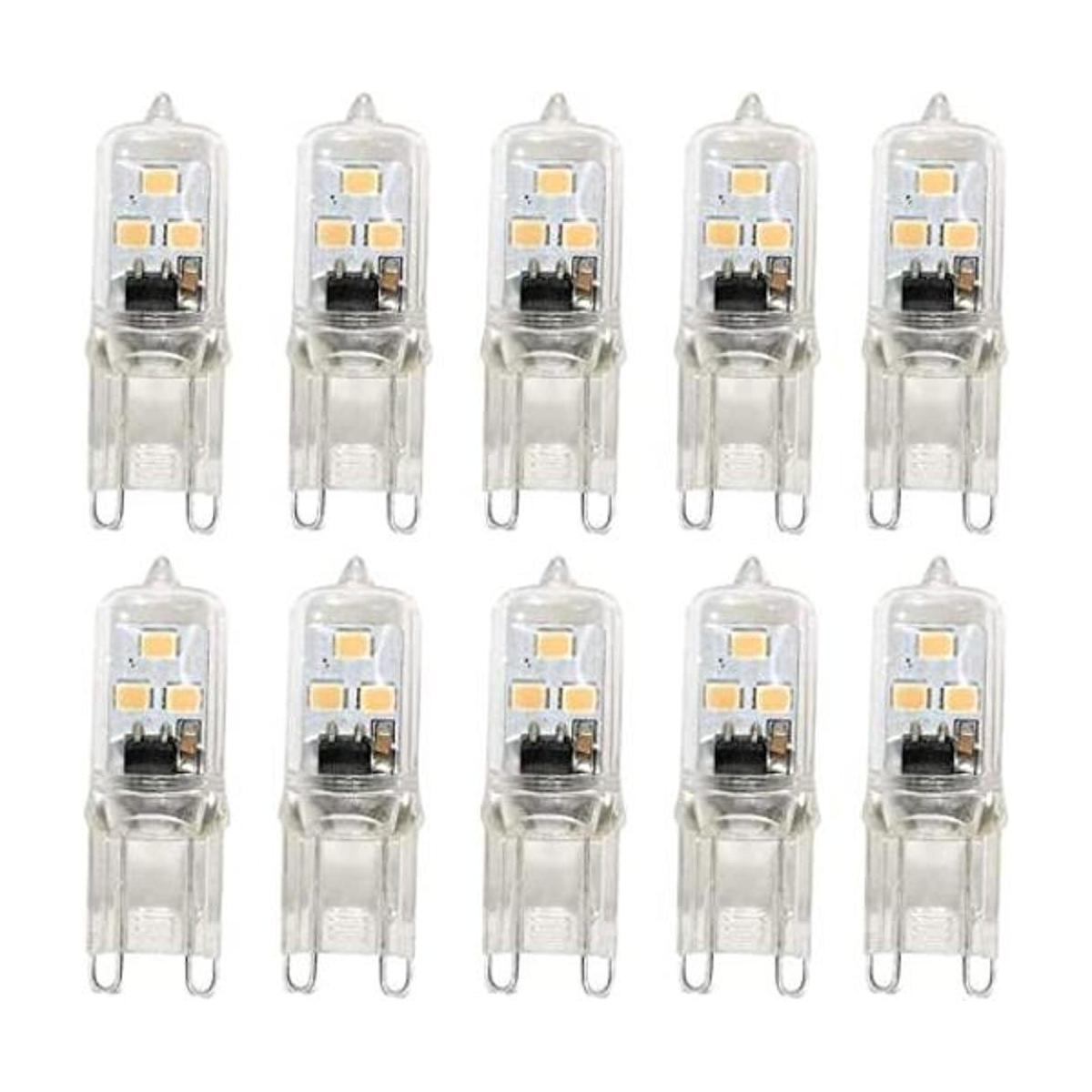 LXcom Bombilla LED G9 de 1 W regulable 10 W bombilla