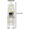 LXcom Bombilla LED G9 de 1 W regulable 10 W bombilla_2