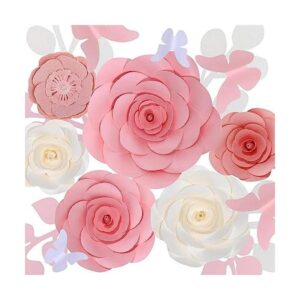 Fonder Mols Flores de papel 3D para decoración de pared
