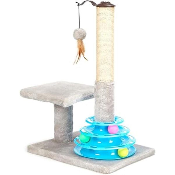 PEEKAB Tall Cat Scratching Post Kitten Sisal Scratcher