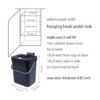 Jesintop Contenedor de compost para encimera de cocina_4