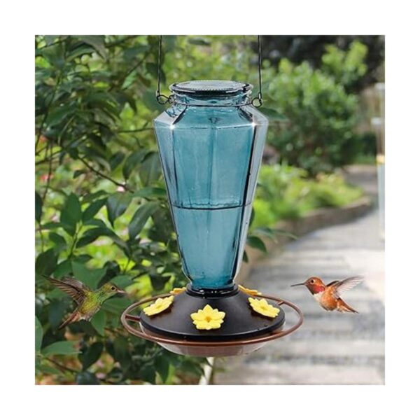 Juegoal Comederos de vidrio para colibríes para