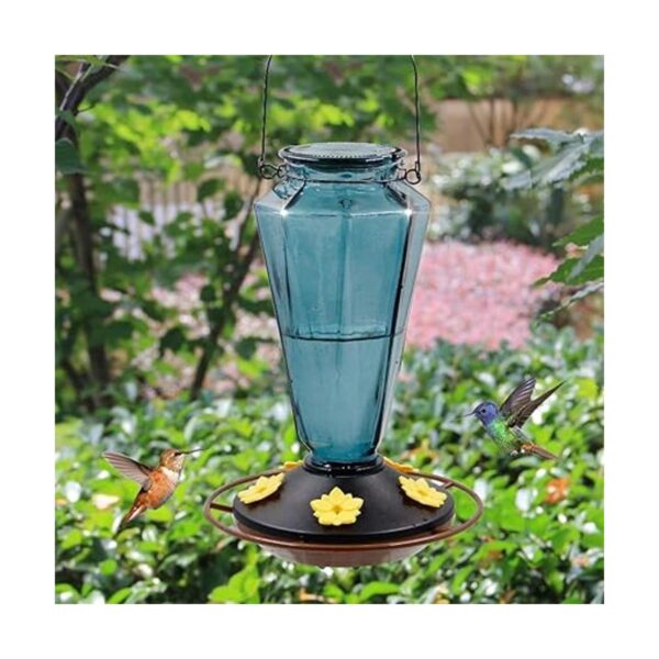 Juegoal Comederos de vidrio para colibríes para