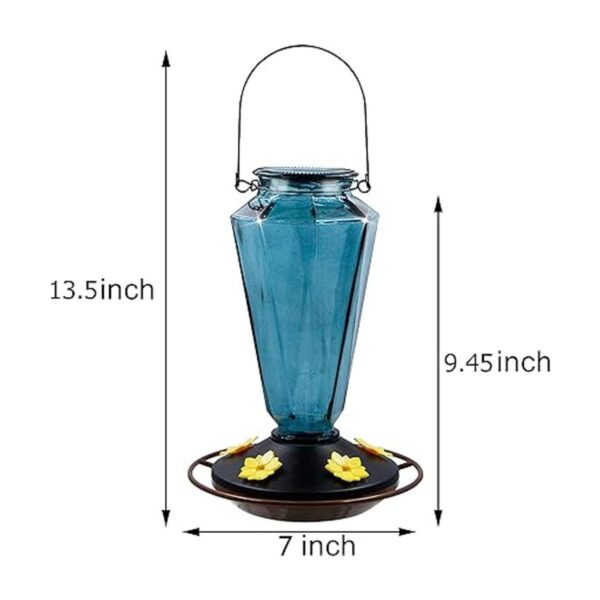 Juegoal Comederos de vidrio para colibríes para