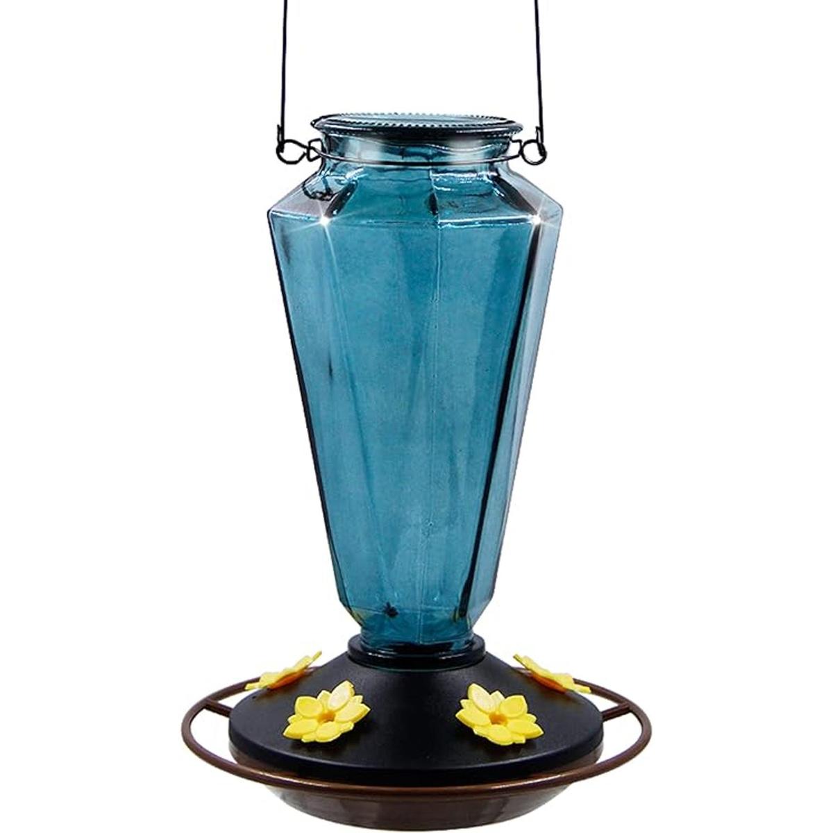 Juegoal Comederos de vidrio para colibríes para