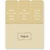 Dekali Designs Divisores de tarjetas de recetas de 4 x 6