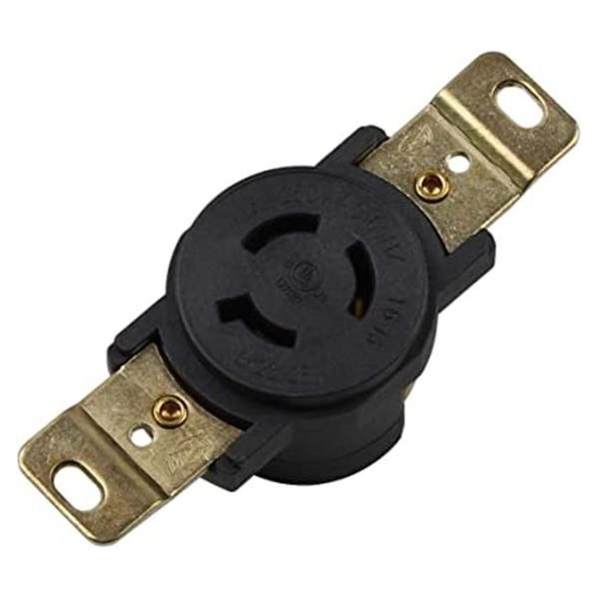 Nema L615R 15A250V 2 polos 3 alambre grado industrial
