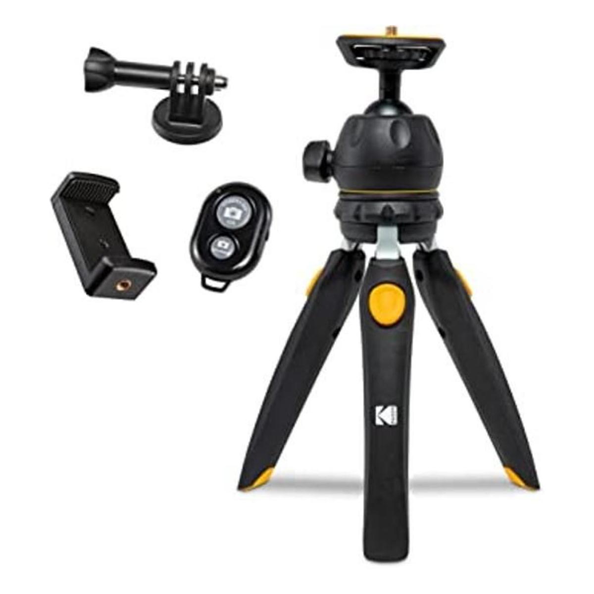 KODAK PhotoGear Mini trípode ajustable con mando a