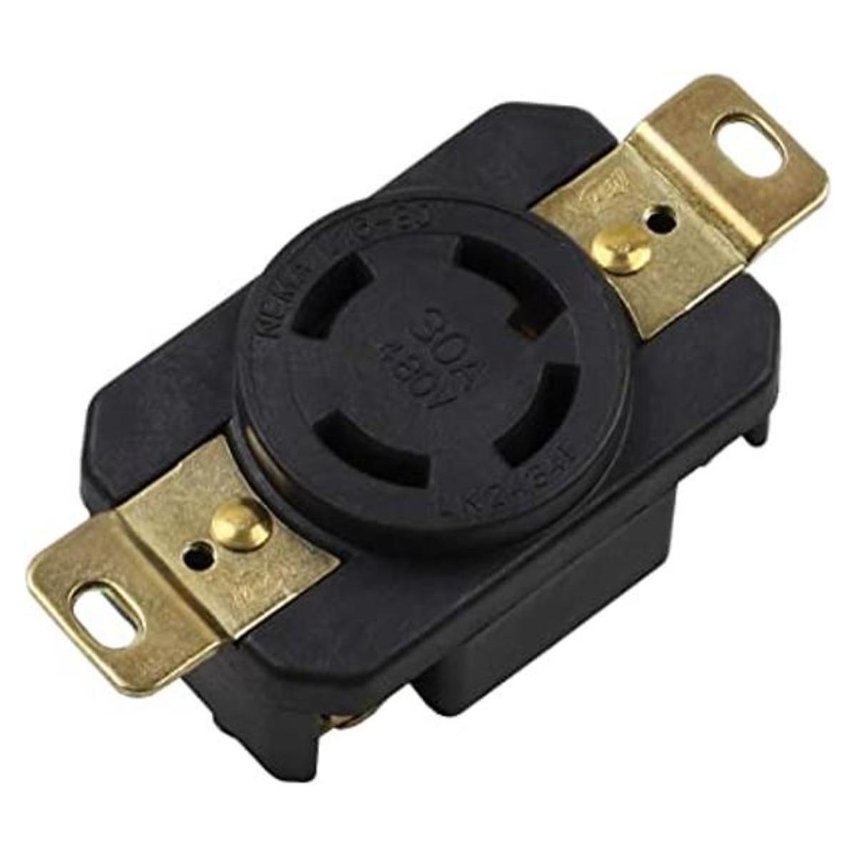 Nema L1630R 30A 480V 3 polos 4 cables de grado industrial