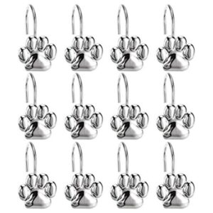 JUXYES Paquete de 12 ganchos decorativos para cortina de