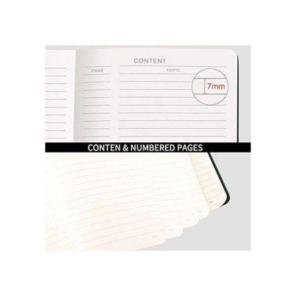 RETTACY Paquete de 2 cuadernos rayados diarios gruesos de_3