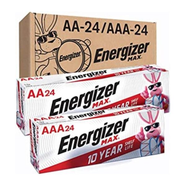 Energizer Max Paquete de pilas AA y AAA 24 pilas doble A_1