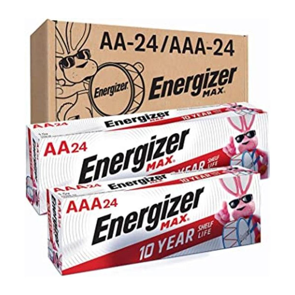 Energizer Max Paquete de pilas AA y AAA 24 pilas doble A