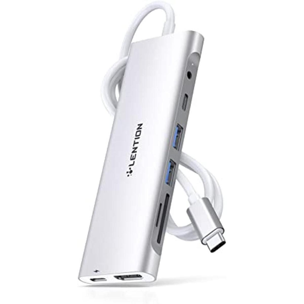 LENTION Cable USB C de 3.3 pies de largo con HDMI 4K 2