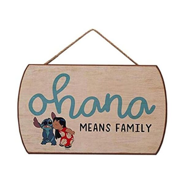 Disney Lilo and Stitch Ohana Means Family Decoración de