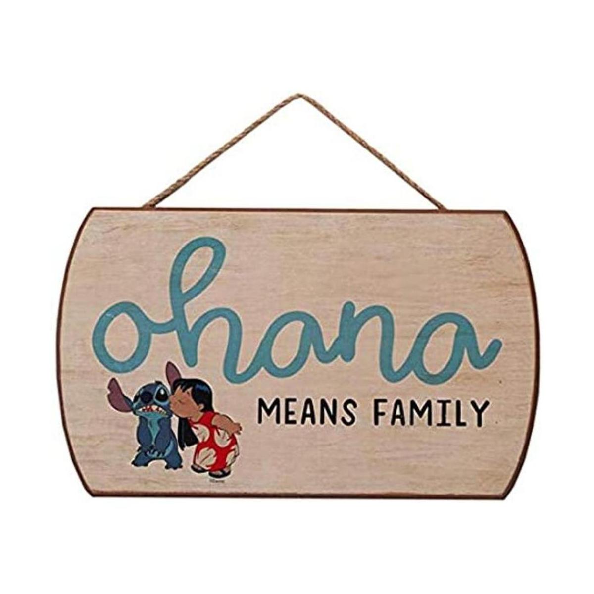 Disney Lilo and Stitch Ohana Means Family Decoración de