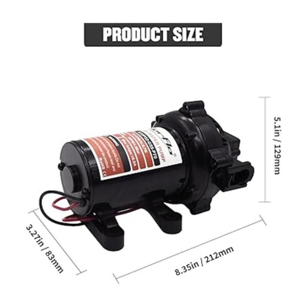 KOLERFLO Bomba de agua autocebante de 12 V CC bomba de