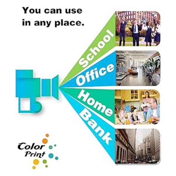 Paquete de 6 cartuchos de tinta compatibles con ColorPrint_3