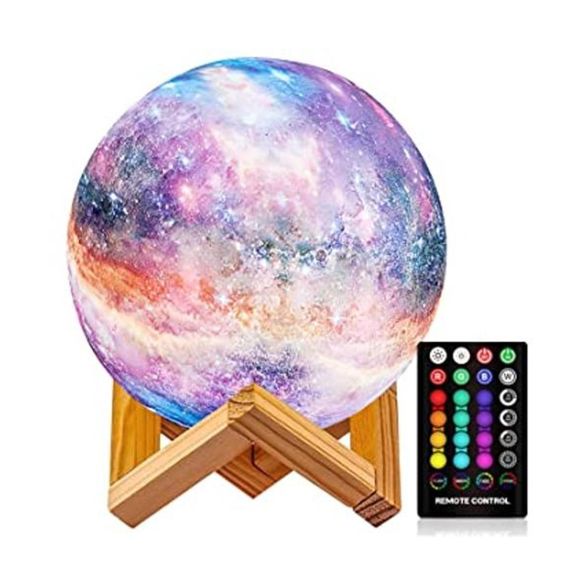 Lámpara de luna luz nocturna LOGROTATE de 16 colores