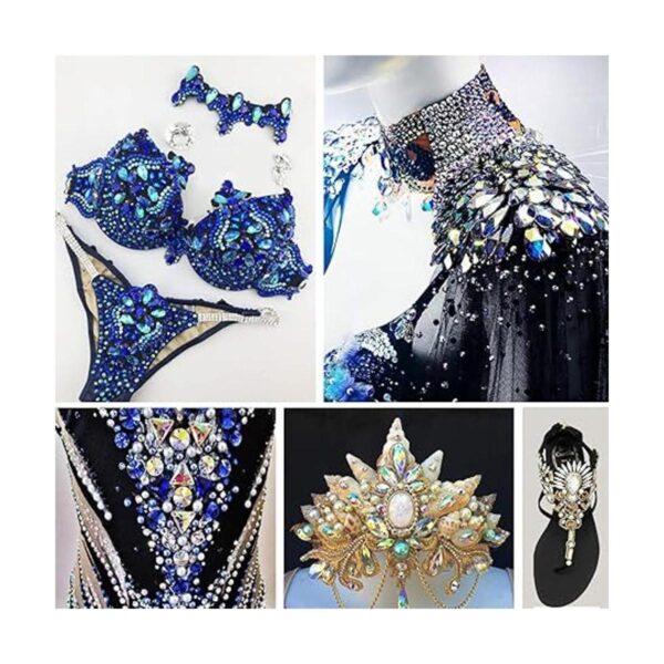 DONGZHOU Coser en diamantes de imitación AB piedra de_6