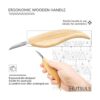 HUTSULS Cuchillo para tallar virutas de madera de 6.1_3