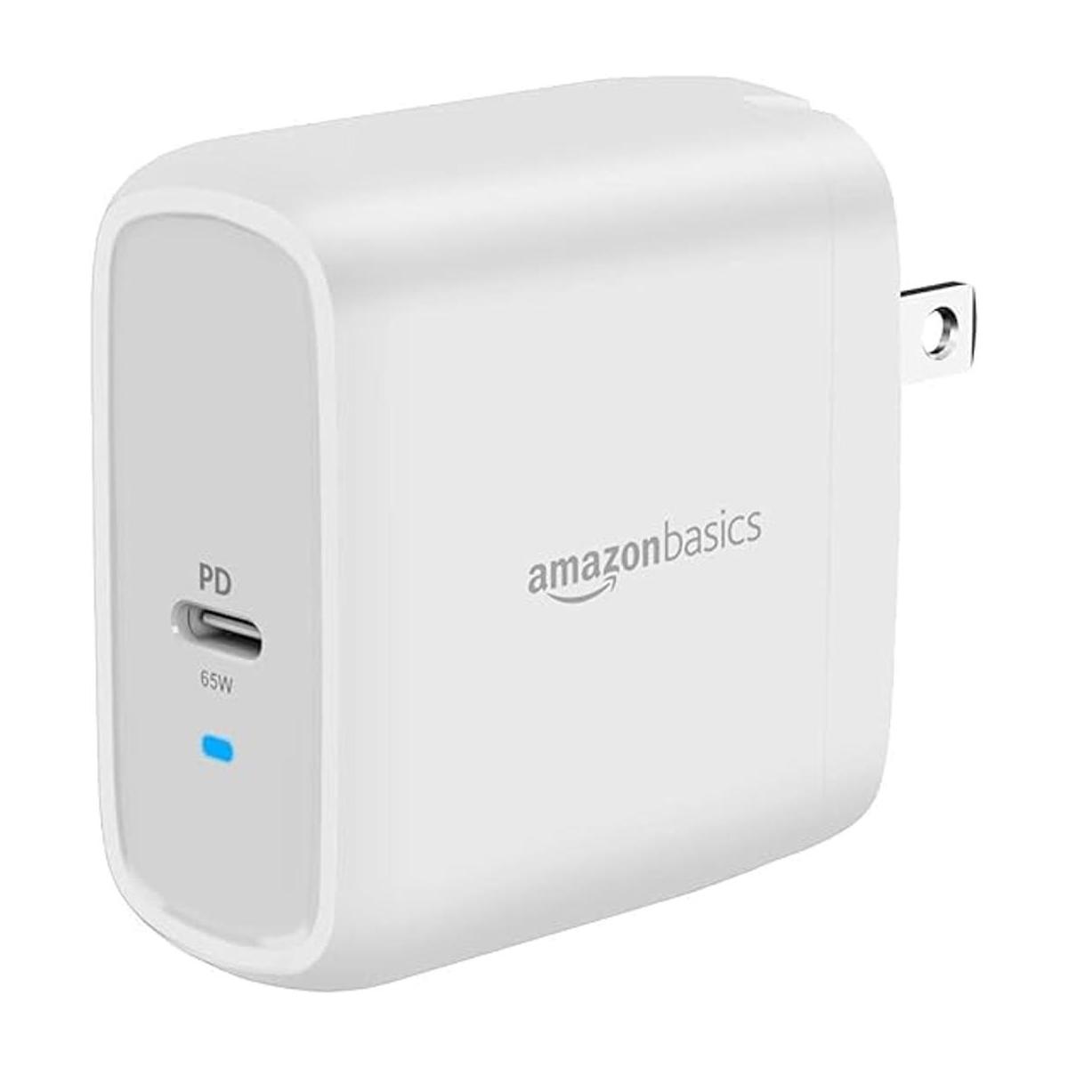 Cargador de pared USBC GaN de 65 W con un puerto para