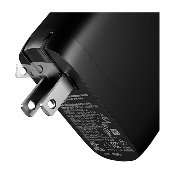 Cargador de pared USBC GaN de 68 W 50 W 18 W con dos_3