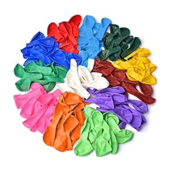 Tamodan Globos gruesos 120 globos de varios colores_1